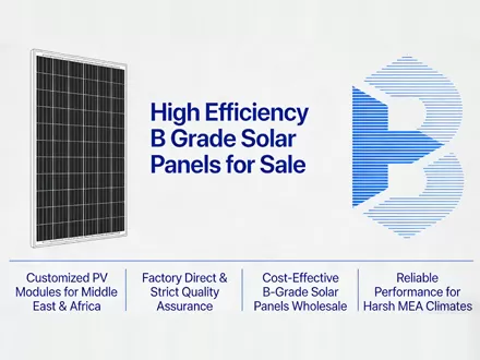 High Efficiency B Grade Solar Panels for Sale | Customized PV Modules MEA | KINGSUN